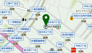 呉共済訪問看護ステーションの地図画像