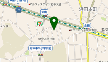 小規模多機能ホーム府中みどり園の地図画像