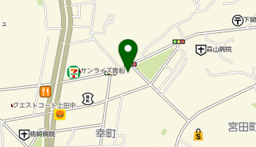 あいサービス下関の地図画像