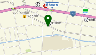 佐古愛日介護支援室の地図画像