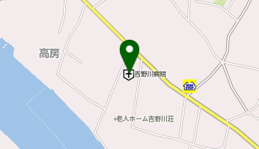 吉野川病院訪問介護事業所の地図画像