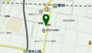訪問介護ケアステーション高松の地図画像