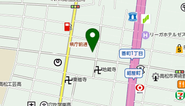 アルファリビング高松紺屋町プレミアムの地図画像
