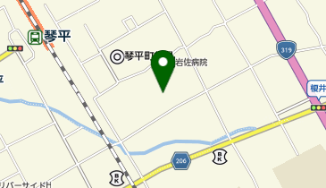 デイサービスなごみの家の地図画像