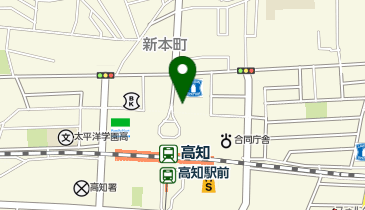 訪問看護ステーションデューン高知の地図画像