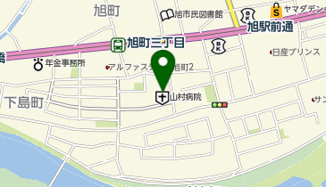 山村病院居宅介護支援事業所の地図画像
