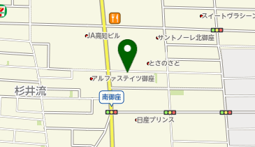 アート定期巡回・随時対応型訪問介護看護センター高知の地図画像