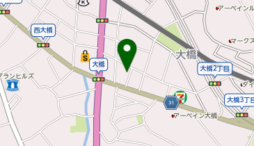 訪問看護ちょうちょ大橋の地図画像