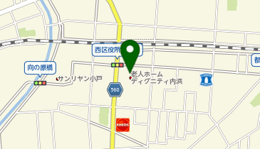 ショートステイディグニティ内浜の地図画像