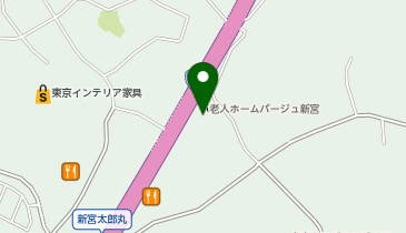 ヘルパーステーションらくらくの地図画像