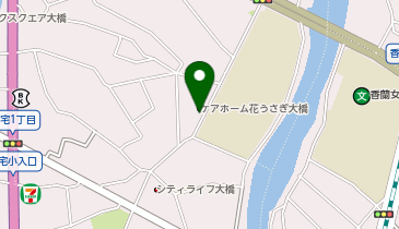 グループホーム花うさぎ大橋の地図画像