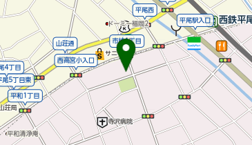 リハビリデイひまわり大楠の地図画像