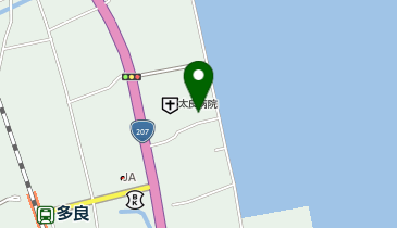 町立太良病院訪問リハビリテーションの地図画像