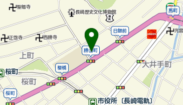 ヘルパーステーションながさきの地図画像