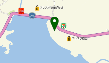 介護支援センターながさきグループホーム福田の地図画像