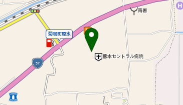 熊本セントラル病院訪問リハビリテーション事業所の地図画像