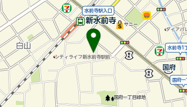 水前寺有料老人ホームの地図画像