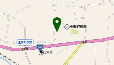 玉東町社協ホームヘルパーステーションの地図画像