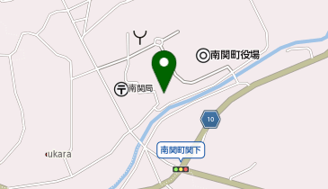 訪問介護事業所関の郷の地図画像