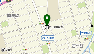 大分健生病院訪問リハビリセンターの地図画像