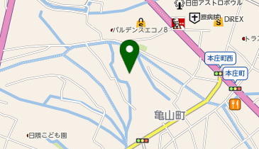 悠愛ヘルパーステーションの地図画像
