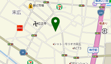 ヘルパーステーションオアシスケア宮崎の地図画像