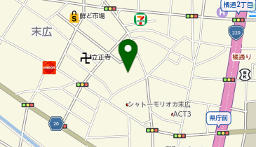 デイサービスオアシスケア宮崎の地図画像