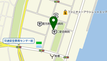 仁愛会病院通所リハビリテーションの地図画像