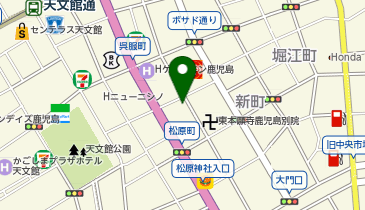 ホームケア土屋鹿児島の地図画像
