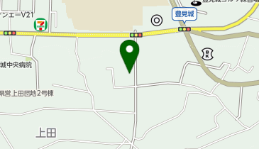 デイサービスうえたの地図画像