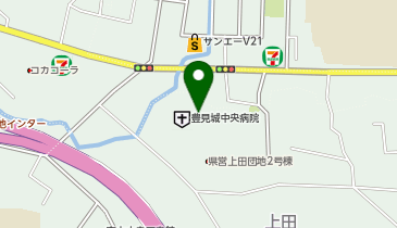 ホームヘルパーステーション友愛の地図画像