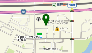 市進学院 白井教室の地図画像