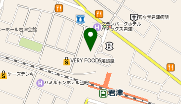 個太郎塾 君津教室の地図画像