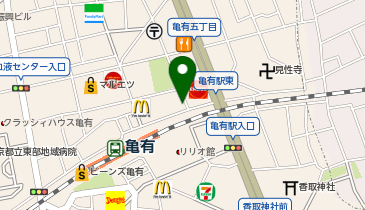 個太郎塾 亀有教室の地図画像