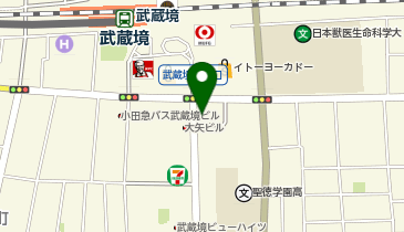 個太郎塾 武蔵境教室の地図画像