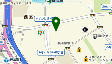 横浜ブルーアベニューの地図画像