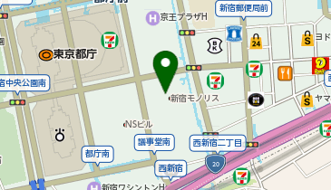 新宿モノリスの地図画像