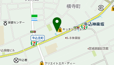 グローバル新神楽坂の地図画像