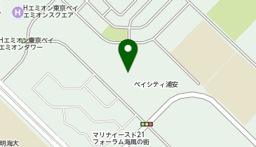 ベイシティ浦安の地図画像