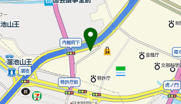 霞ヶ関MHタワーズの地図画像