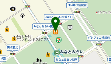 みなとみらいビジネススクエアの地図画像