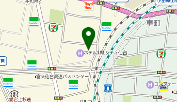 シティタワー仙台花京院の地図画像
