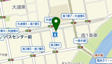 ラフォーレ札幌の地図画像