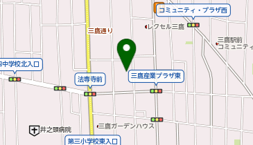 三鷹産業プラザの地図画像