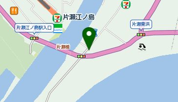 江の島ビュータワーの地図画像