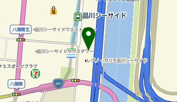 グラスキューブ品川の地図画像