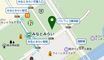 WeWorkオーシャンゲートみなとみらいの地図画像