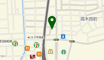 オークテラス西宮北口の地図画像