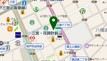 三宮プラザEASTの地図画像