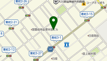 北海道電力(株)送配電カンパニー室蘭支店の地図画像